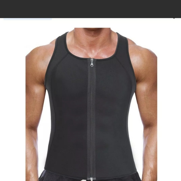 Musuos Slimming Neoprene Body Shaper Men's Vest M - Picture 1 of 2